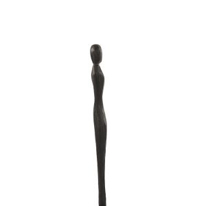 Estatueta Homem - Preta Bonita e elegante estatueta em madeira preta