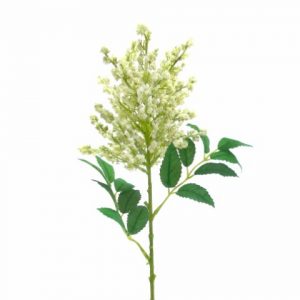 Pé de Flor - Astilbe (Branco) Bonito e elegante pé de flor artificial com aspeto e toque natural