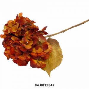 Pé de Hortênsia – Castanho Bonito e elegante pé de flor artificial com aspeto e toque natural