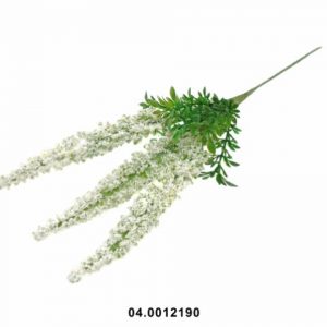 Pé de Flor – Branco Bonito e elegante pé de flor artificial com aspeto e toque natural