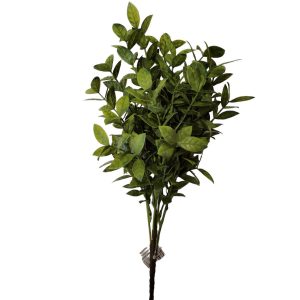 Pé de Folhagem Verde Bonito e elegante pé de flor artificial com aspeto e toque natural