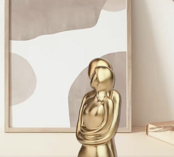 Escultura - Casal Dourado