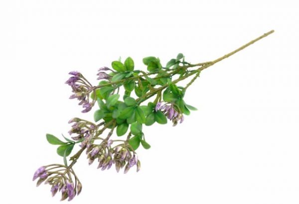 Flor Artificial - Verde Púrpura