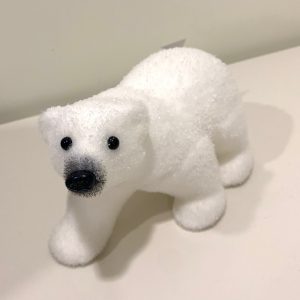 Urso Polar Bonito Urso Decorativo Branco Material: Foam