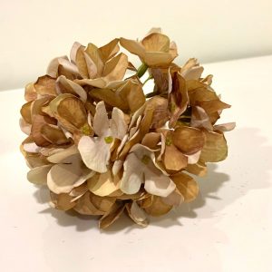 Hidranja - Bege Bonita Flor artificial Aspeto e toque natural