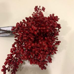 Ramo Miosótis - Vermelho Bonita Flor artificial Aspeto e toque natural