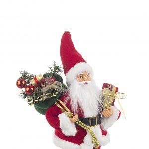 Pai Natal Tradicional 20X13X31 Pai Natal Tradicional Poliresina e Poliester