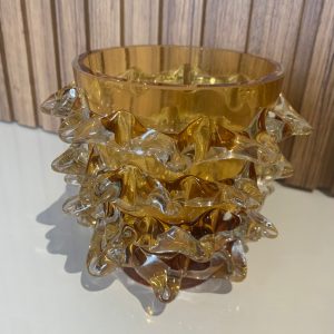 Jarra Vidro Picos – Amarelo Torrado Bonita e original jarra em vidro Amarelo