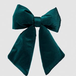 Laço em Veludo – Verde Bonito Laço em Veludo para Árvore de Natal
