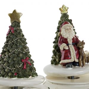 Caixa de Música Árvore Natal - Laço Bonita Caixa de Música em Resina