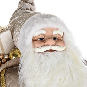 Pai Natal Champanhe - Grande Bonito Pai Natal de grandes Dimensões Em poliester e PVC