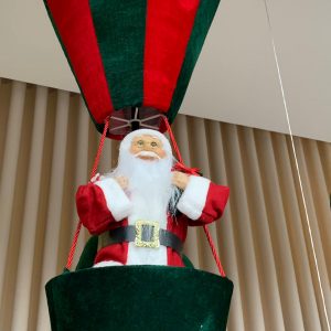 Balão Pai Natal - 110 Cms Bonita Peça Decorativa de Grandes Dimensões Materiais: metal, tecido