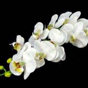 Pé de Flor - Orquídea 95 cms Bonito e elegante pé de flor artificial com aspeto e toque natural