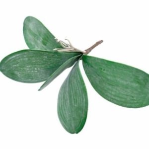 Pé de Folhagem de Orquídea Bonito e elegante pé de flor artificial com aspeto e toque natural