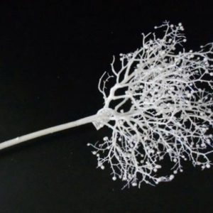 Flor Artificial - Tronco de Árvore Branco Pérolas Bonita e original planta artificial