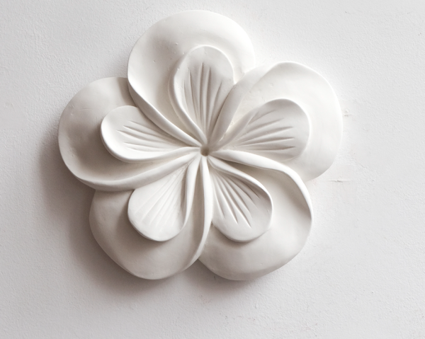 Flor Gesso Iva Viana – Violeta #6033 (Verde/Azul Petróleo)