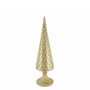 Pinheiro Natal Decorativo Dourado Bonita peça decorativa em marfinite