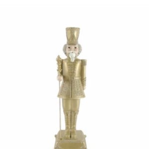 Soldado Dourado Bonita peça decorativa em marfinite