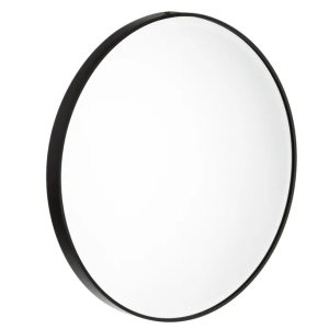 Espelho Redondo - Aro Metal Preto 100 Cms Bonito Espelho de grandes dimensões Moldura/Aro em metal preto