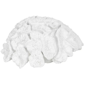 Decoração Coral Branco Bonita peça decorativa coral branco Resina