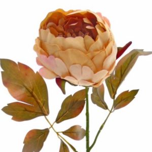 Pé de Peónia – Telha Bonito e elegante pé de flor artificial com aspeto e toque natural