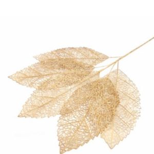 Pé de Folhagem Dourado Bonito e elegante pé de flor artificial