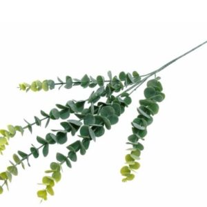 Pé de Eucalipto - 5 Galhos Bonito e elegante pé de flor artificial com aspeto e toque natural