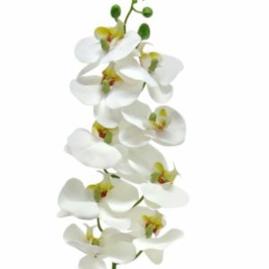 Pé de Flor - Orquídea Bonito e elegante pé de flor artificial com aspeto e toque natural