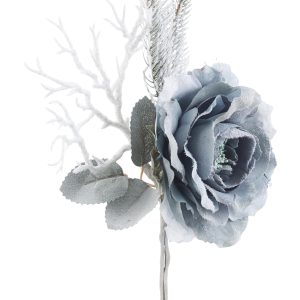 Ramo Peónia Azul e Branco Bonito ramo com peónia azul e ramo branco