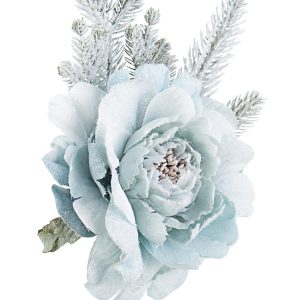 Ramo Peónia Azul e Branco Bonito ramo com peónia azul e ramo branco