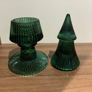 Árvore Vidro - Verde Bonita árvore em vidro verde Tealight