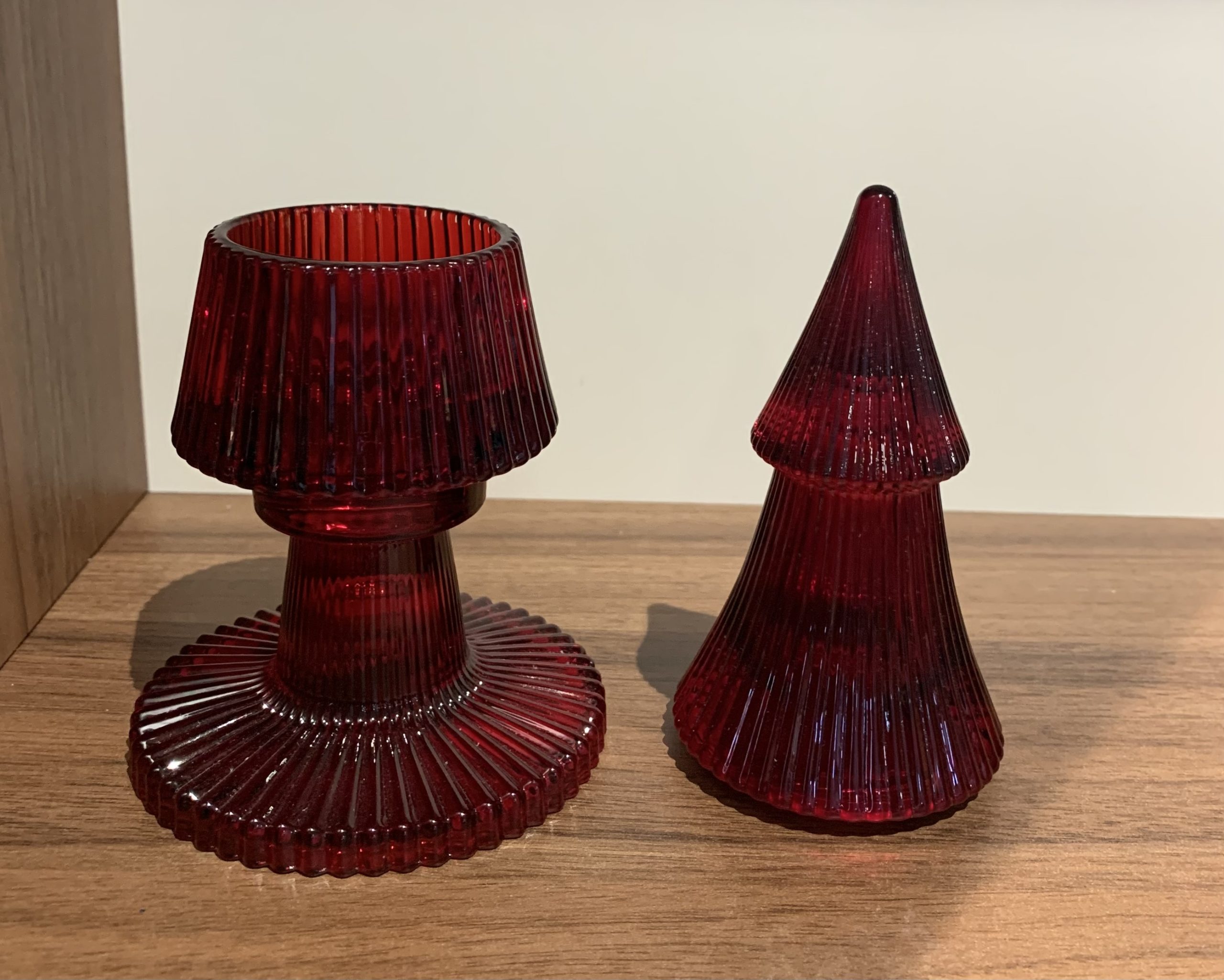 Árvore Vidro - Vermelha