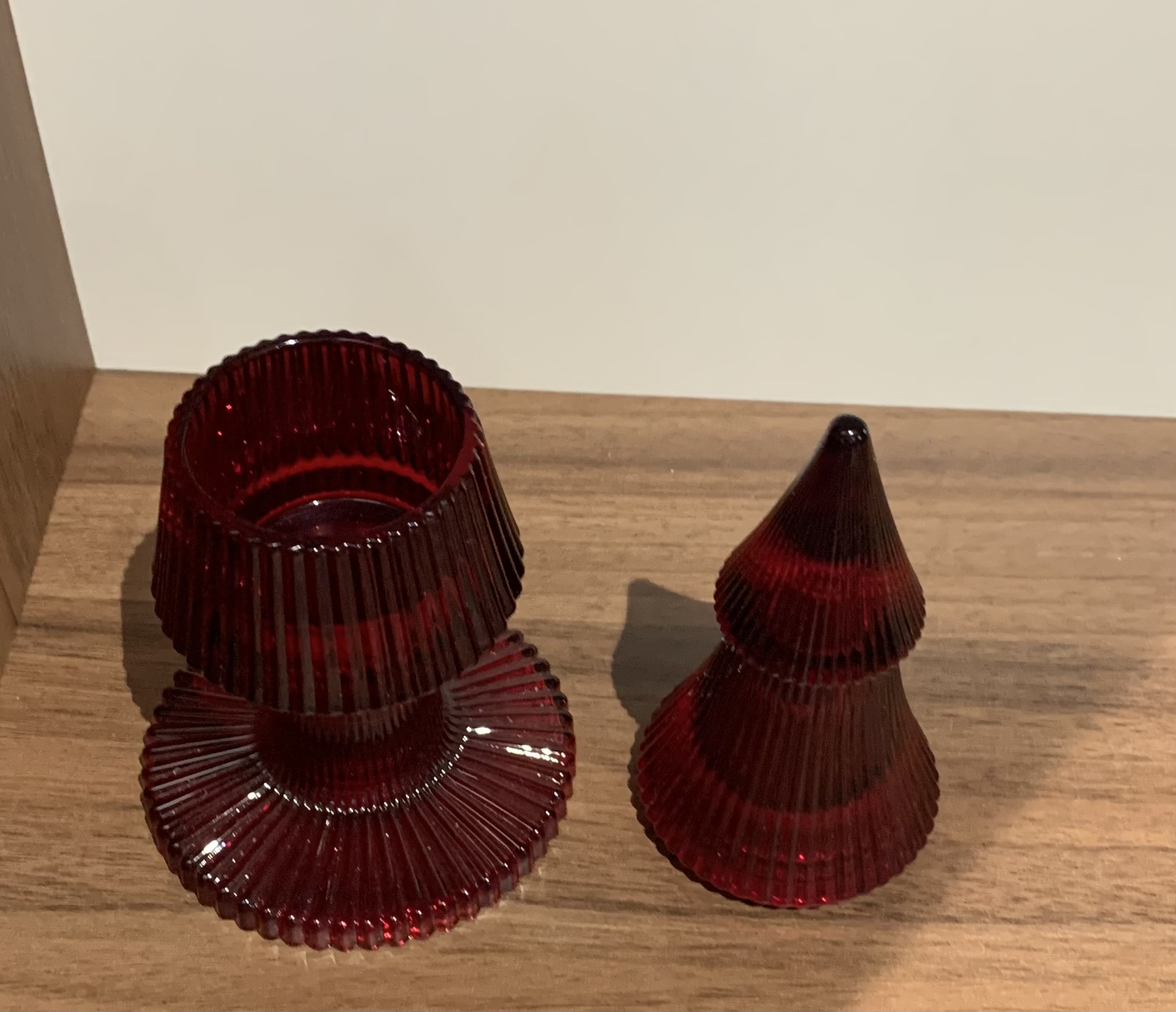 Árvore Vidro - Vermelha