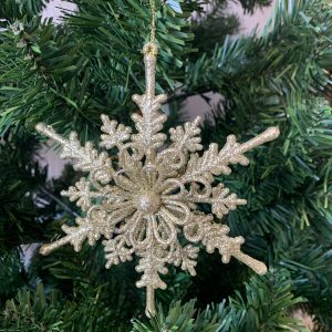 Pendente Estrela Dourada Bonita estrela dourada pendente para árvore de natal