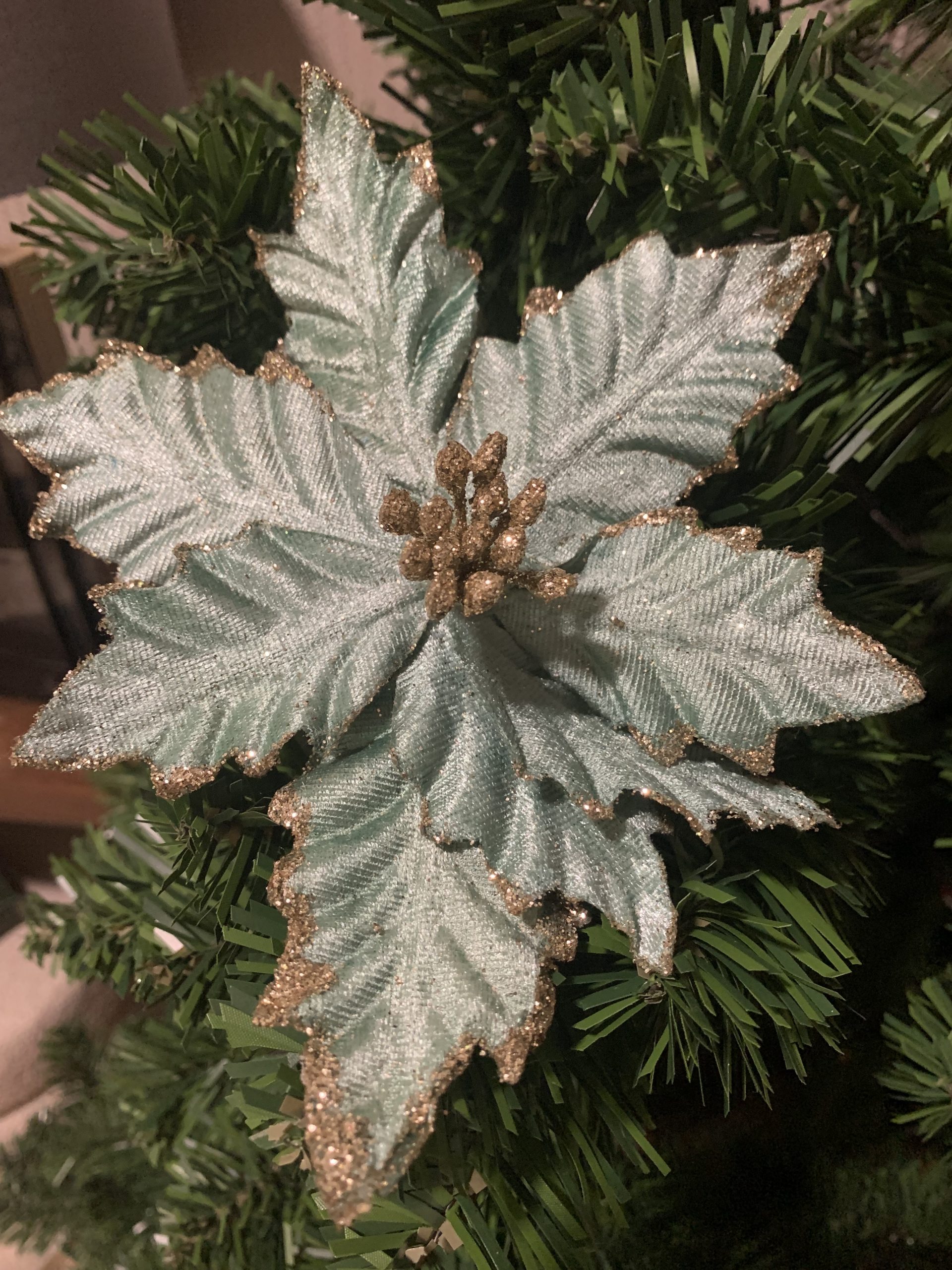 Flor Decorativa - Azul