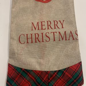 Base para Pé de Árvore Bonita base em tecido e juta para pé de árvore de Natal