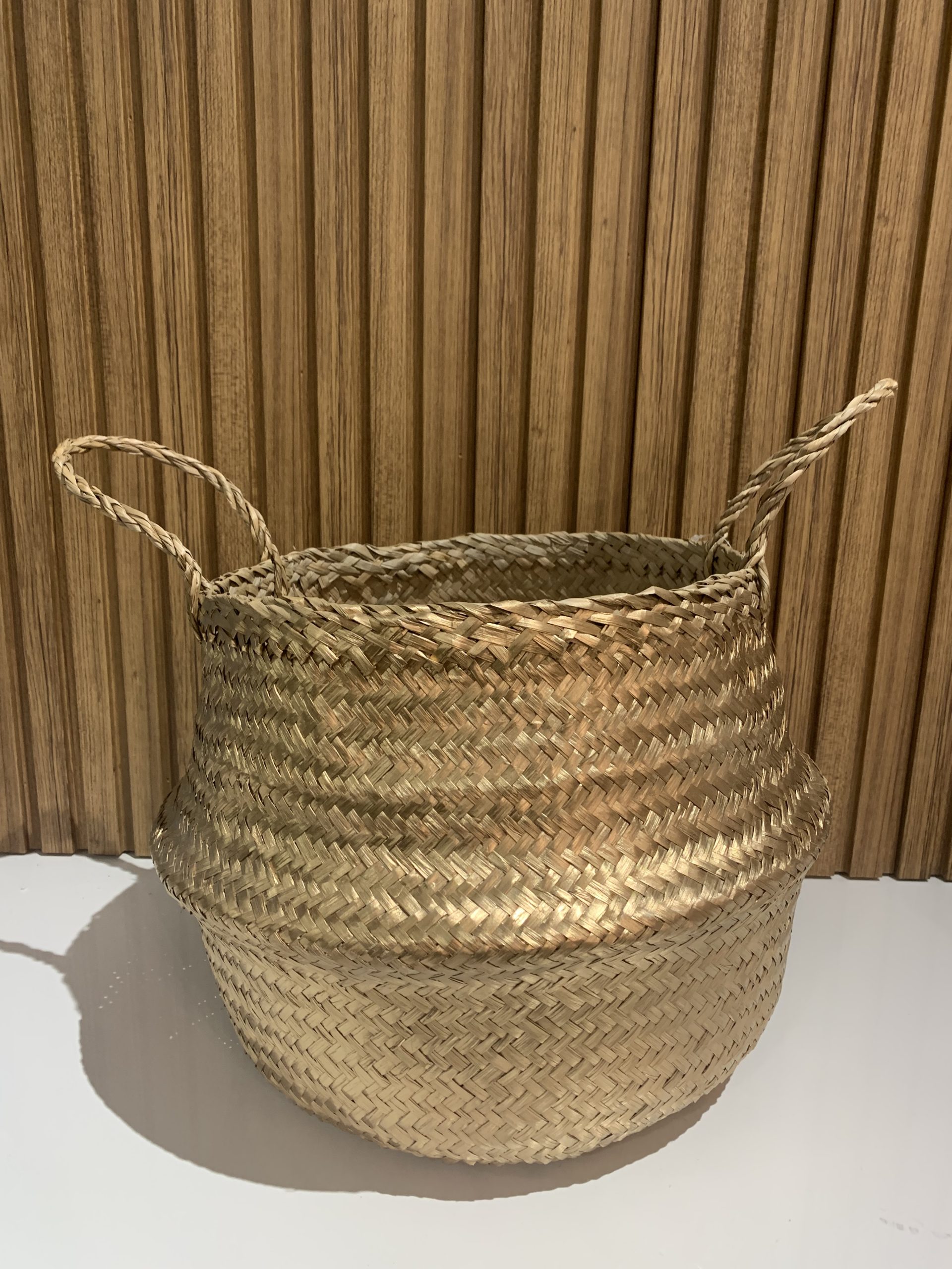 Cesto Junco - Dourado
