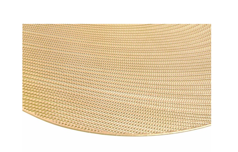 Conj. 6 Marcadores Mesa – PVC Dourado (Redondo)