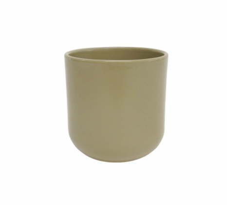 Vaso Cerâmica Grés - Bege/Taupe