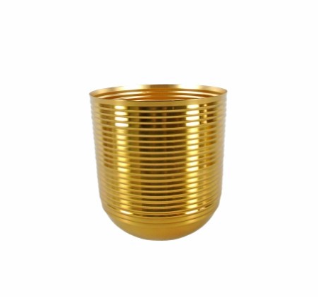 Jarra/Vaso Dourada em Metal
