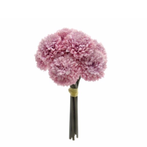 Ramo de Crisântemos – Rosa Bonito ramo de flores artificiais, mas com toque e aspeto natural