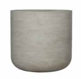 Vaso Fibra Cimento Jumbo - Beige Washed