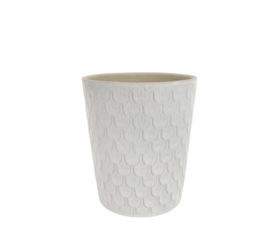 Vaso Grés Cerâmica - Bege Padrão