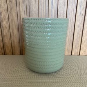 Vaso Grés Cerâmica – Verde Claro Bonito vaso/jarra em cerâmica