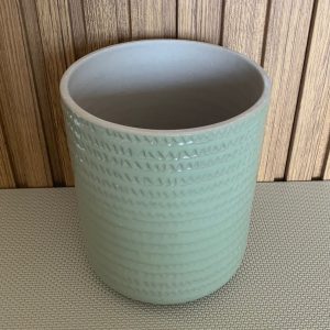 Vaso Grés Cerâmica – Verde Claro Bonito vaso/jarra em cerâmica