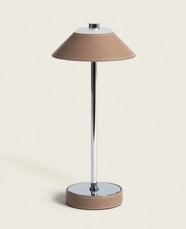 Candeeiro Mesa Ecopele - Sem fio e tátil