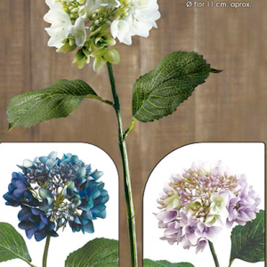 Hortência - Bege Pé de Flor Artificial, mas com toque e aspeto natural