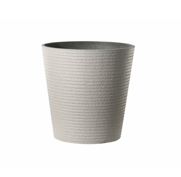Vaso de Fibra - Cinza/Taupe 42cms