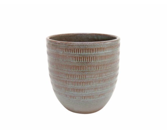 Vaso em Grés - Azul Claro Grd.