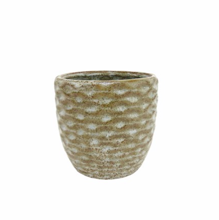 Vaso em Grés - Efeito Pedra Peq.